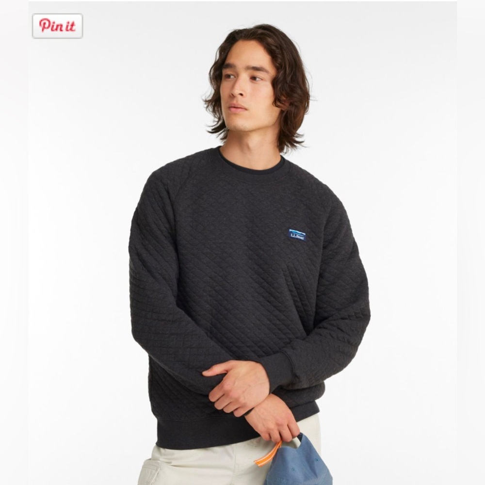 L.L. Bean Men's Quilted Sweatshirt, Crewneck